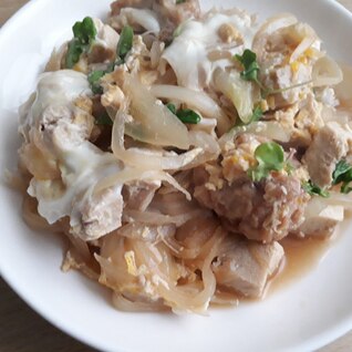 唐揚げリメイク丼☆ご飯がなければ豆腐と食べよう